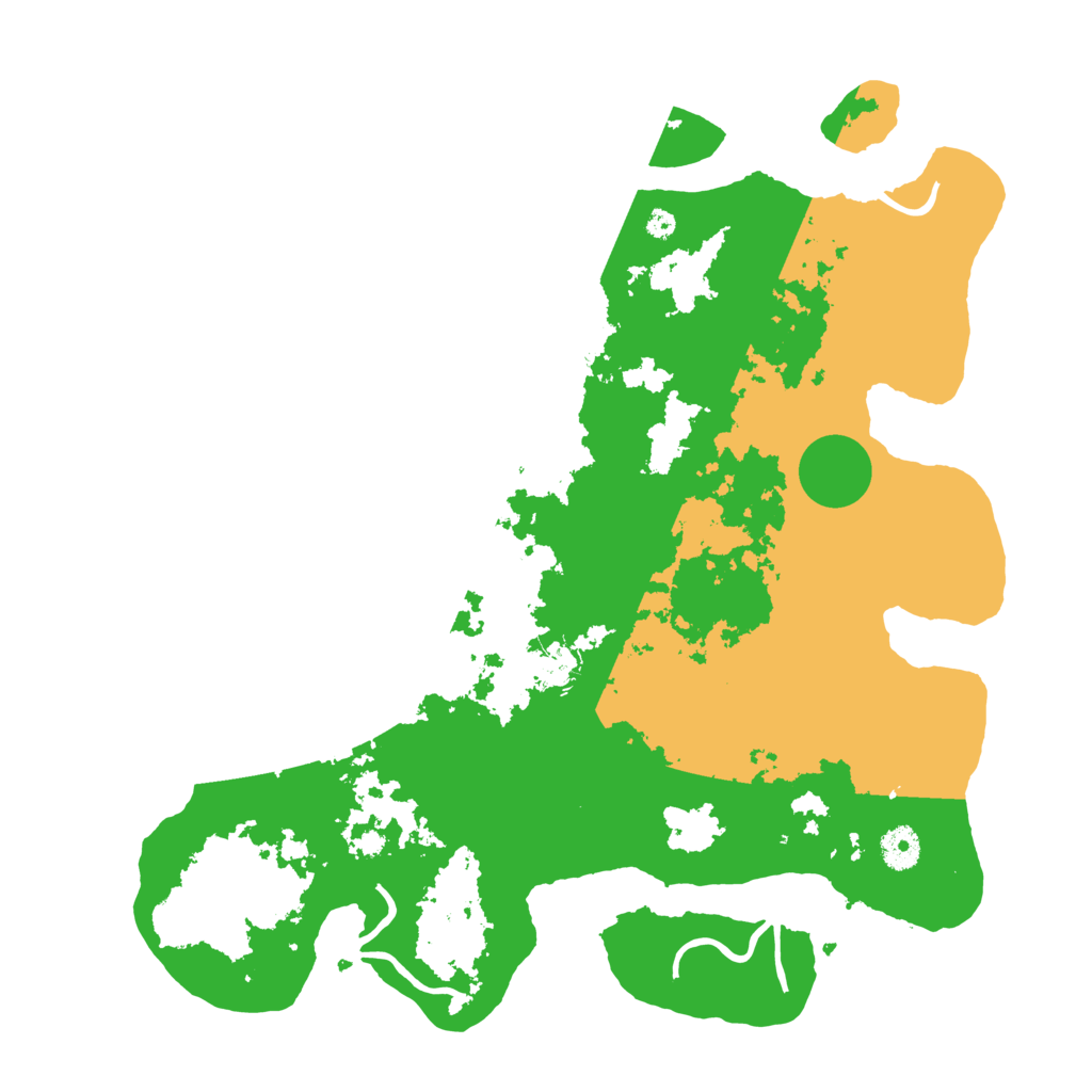 Biome Rust Map: Procedural Map, Size: 3950, Seed: 1025136570