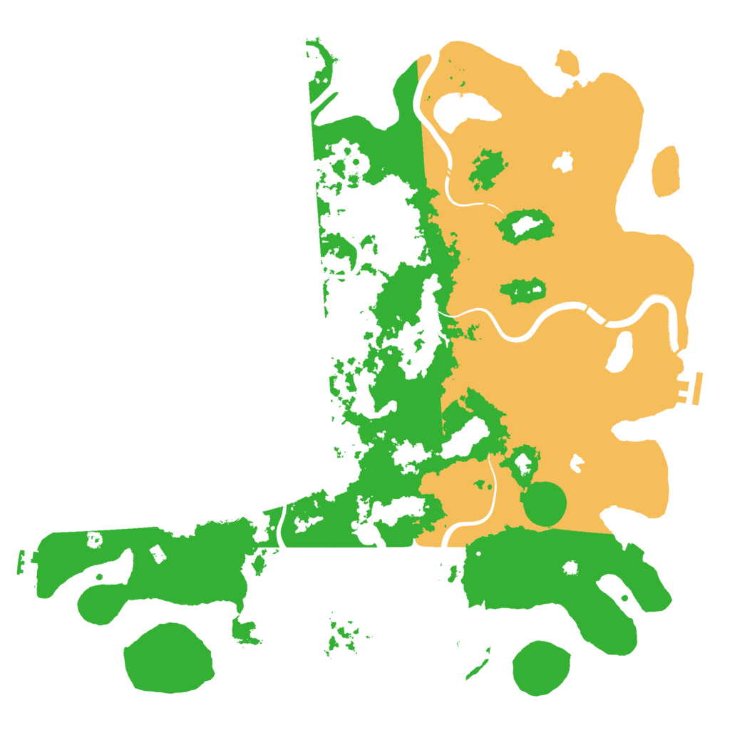 Biome Rust Map: Procedural Map, Size: 4500, Seed: 3933463
