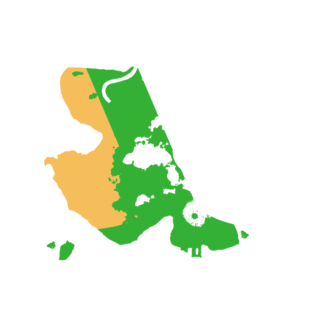 Biome Rust Map: Procedural Map, Size: 2000, Seed: 1351710673