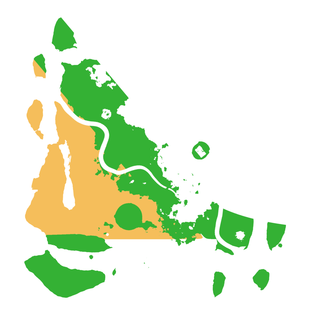 Biome Rust Map: Procedural Map, Size: 3200, Seed: 640682