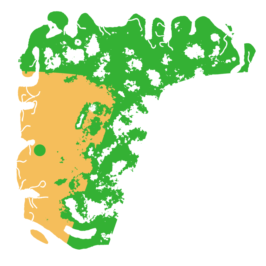 Biome Rust Map: Procedural Map, Size: 6000, Seed: 891878