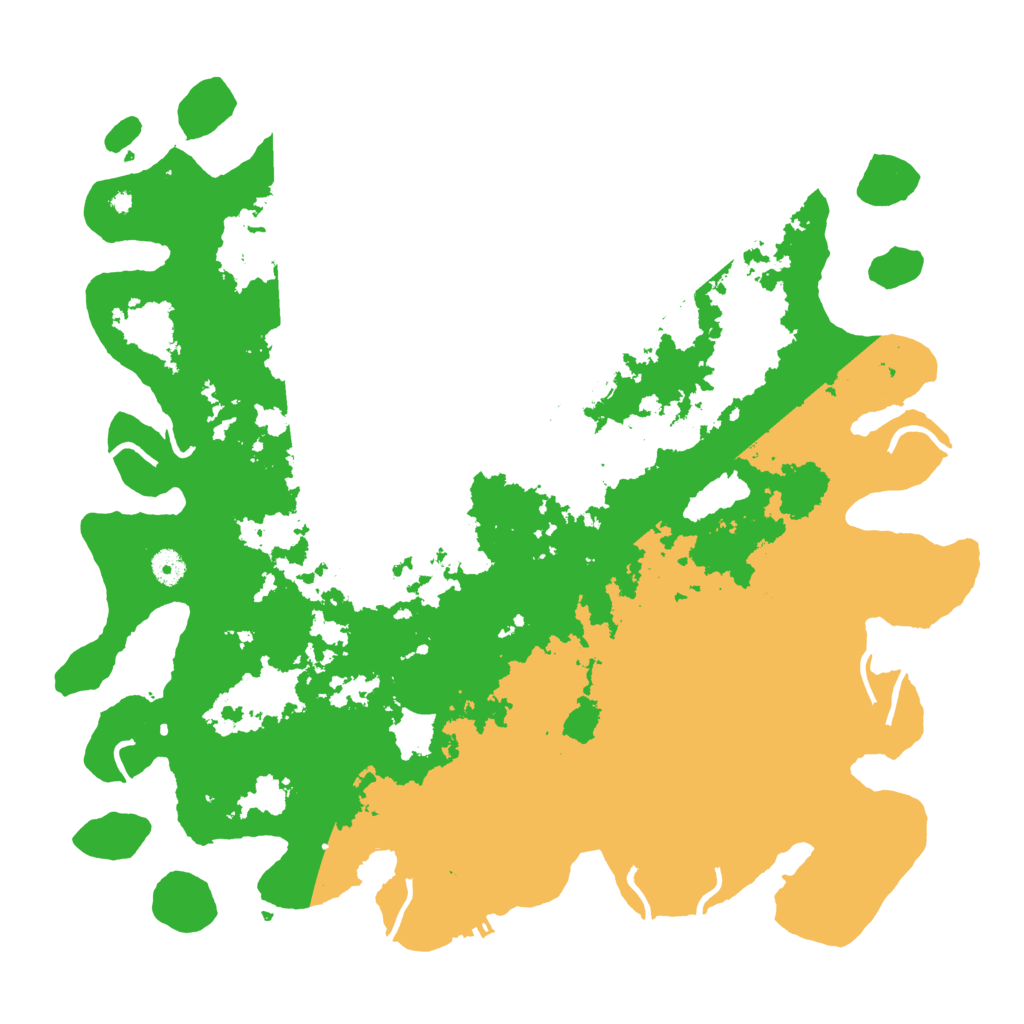 Biome Rust Map: Procedural Map, Size: 4500, Seed: 13374