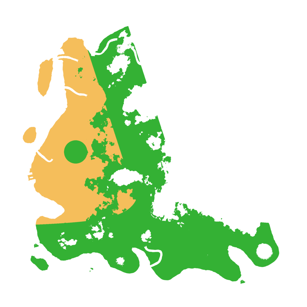 Biome Rust Map: Procedural Map, Size: 3500, Seed: 454930135