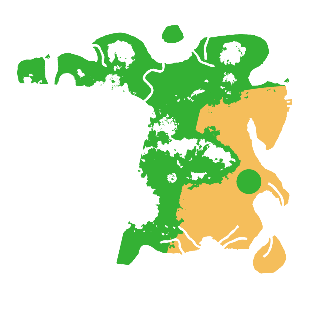 Biome Rust Map: Procedural Map, Size: 3350, Seed: 1000