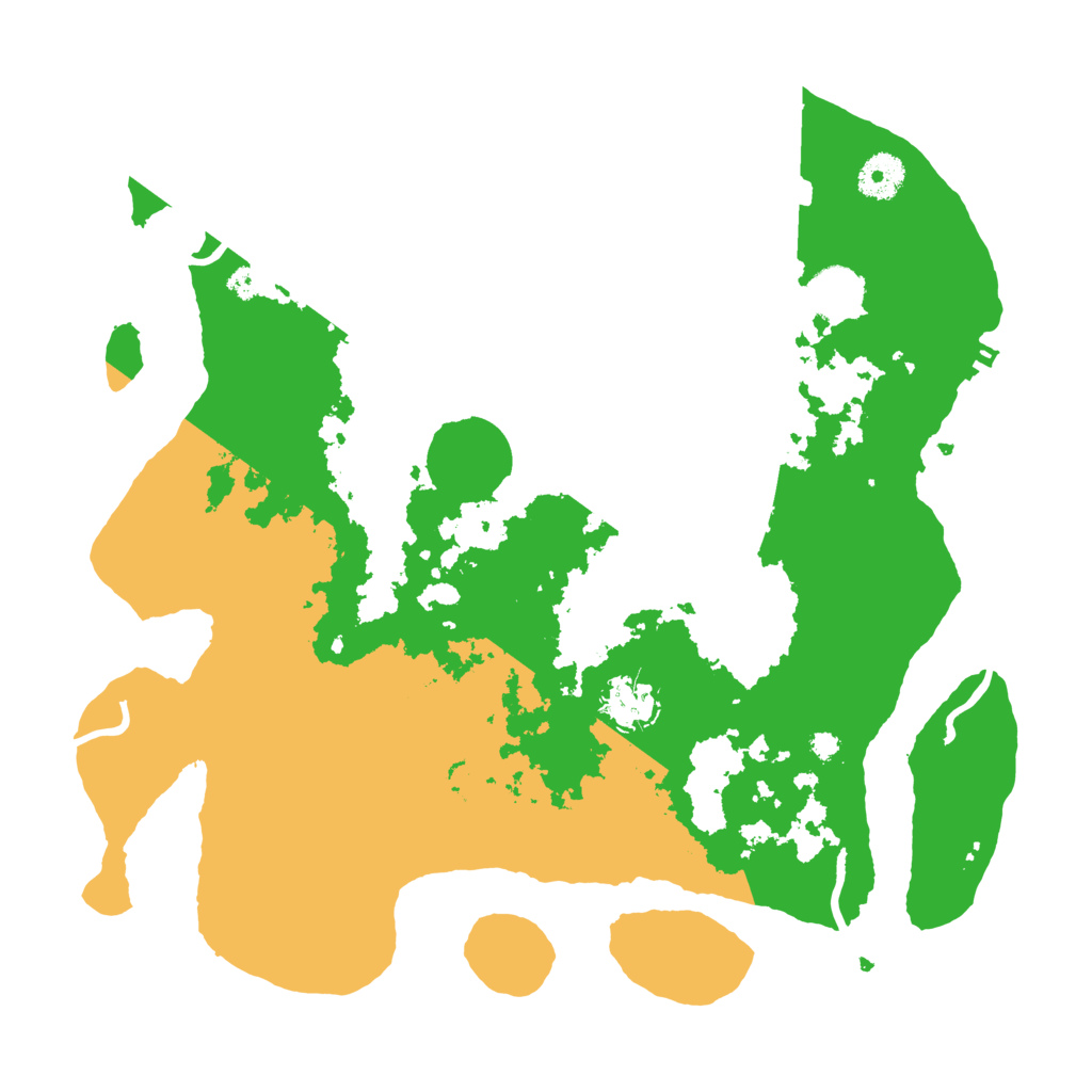 Biome Rust Map: Procedural Map, Size: 3600, Seed: 82