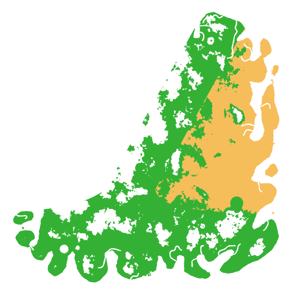 Biome Rust Map: Procedural Map, Size: 6000, Seed: 376097458