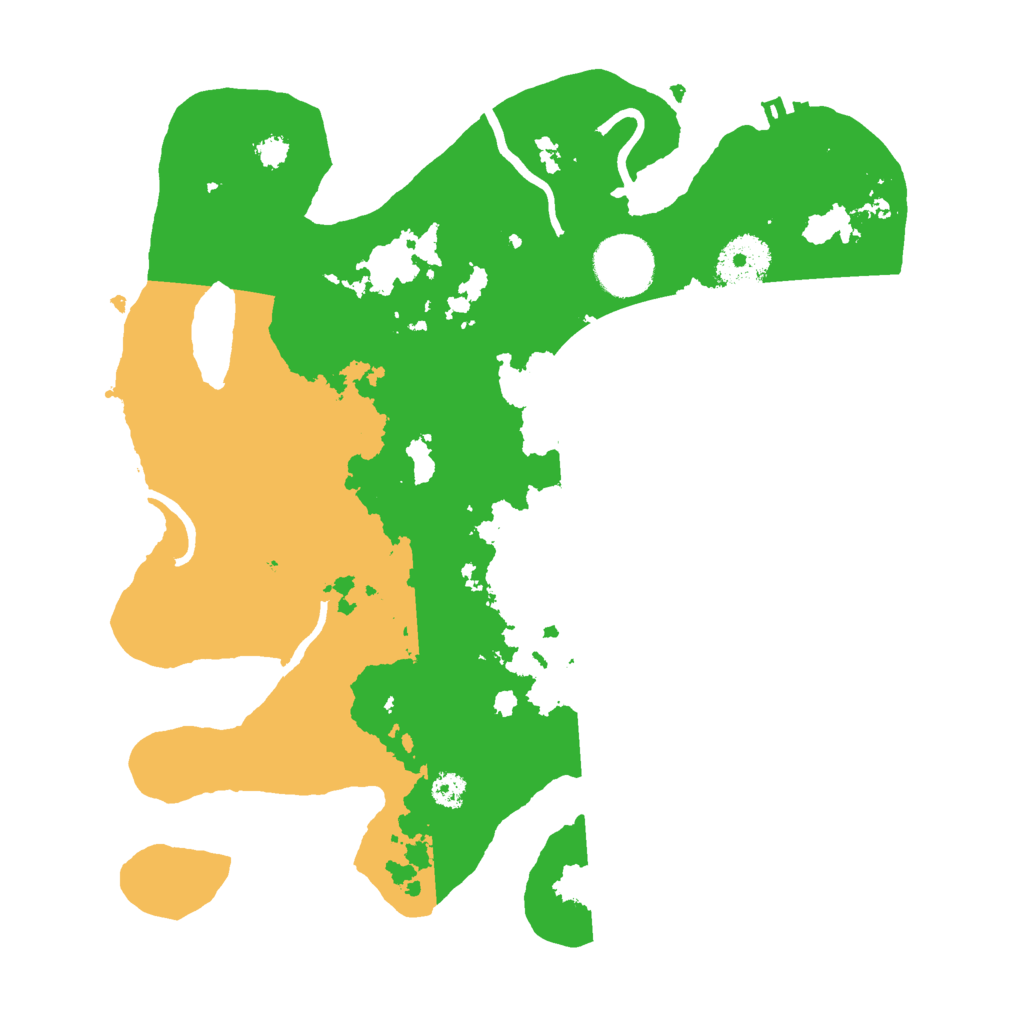 Biome Rust Map: Procedural Map, Size: 3000, Seed: 87656