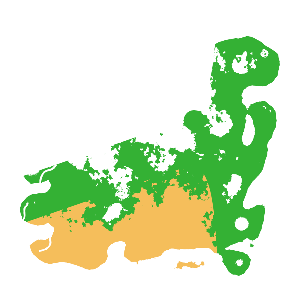 Biome Rust Map: Procedural Map, Size: 3900, Seed: 648252