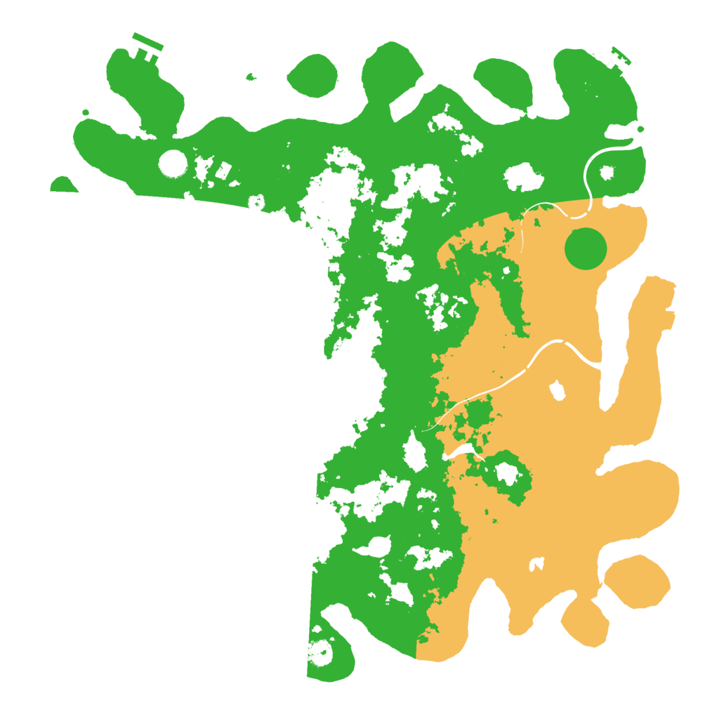 Biome Rust Map: Procedural Map, Size: 4500, Seed: 2423551