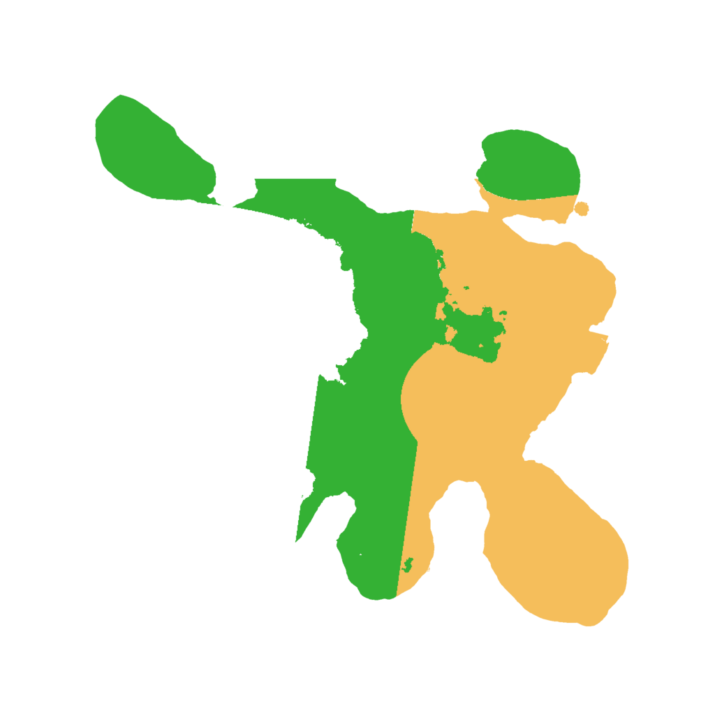 Biome Rust Map: Procedural Map, Size: 2000, Seed: 1137623