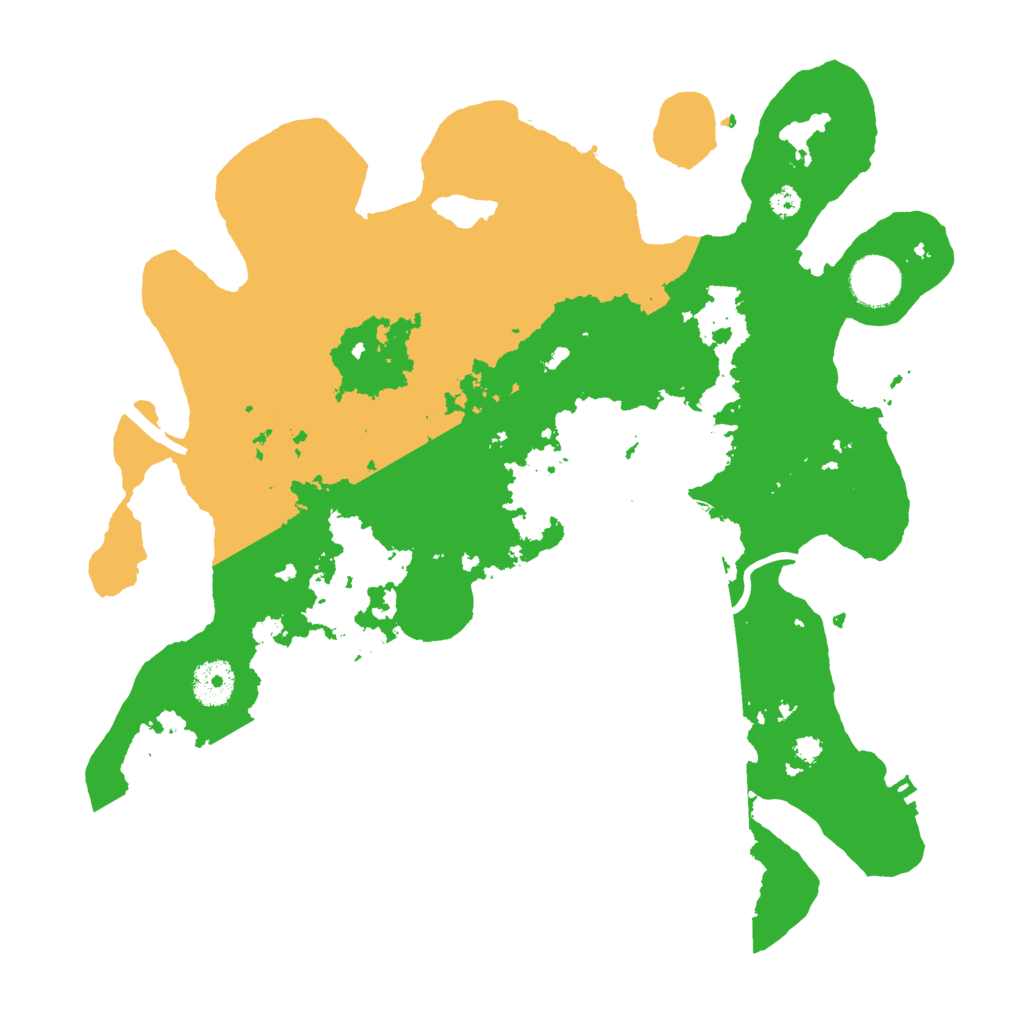 Biome Rust Map: Procedural Map, Size: 3500, Seed: 2564155