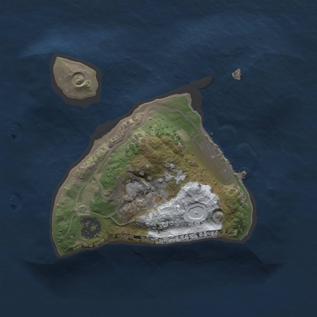 Rust Map: Procedural Map, Size: 1500, Seed: 6531, 5 Monuments