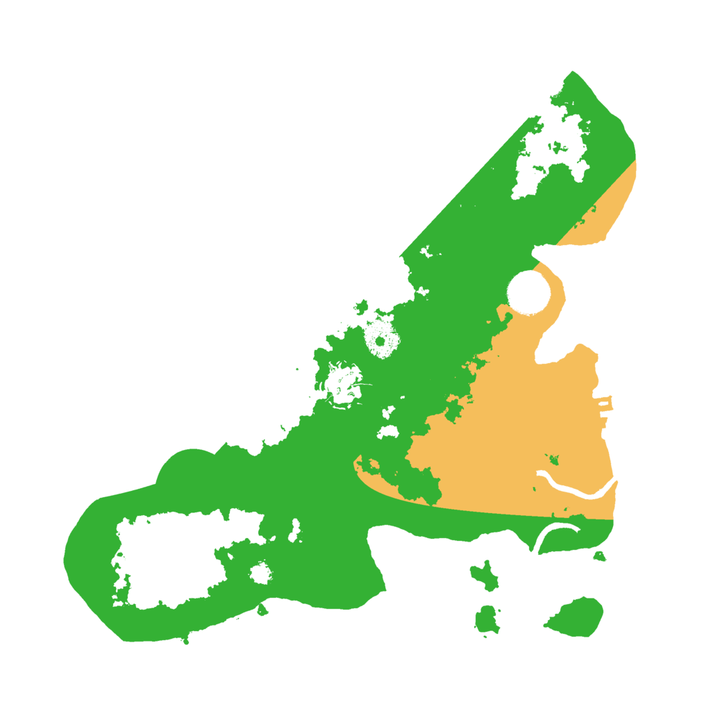 Biome Rust Map: Procedural Map, Size: 3000, Seed: 14143