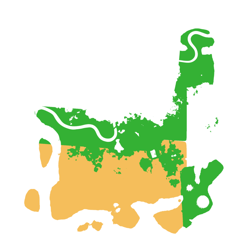Biome Rust Map: Procedural Map, Size: 3500, Seed: 2404045