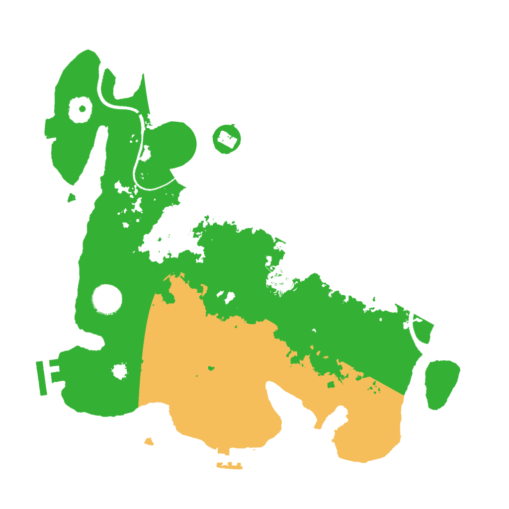 Biome Rust Map: Procedural Map, Size: 3000, Seed: 14925
