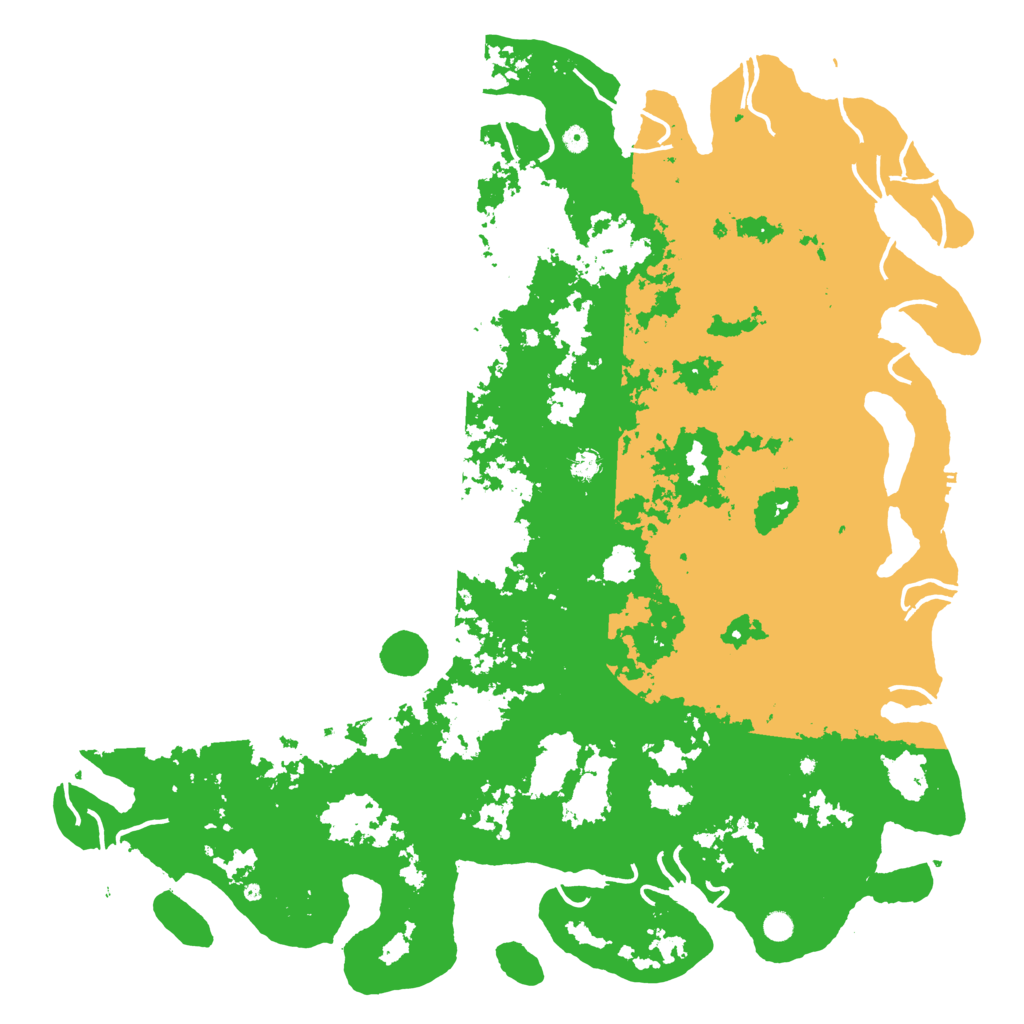 Biome Rust Map: Procedural Map, Size: 6000, Seed: 1879368027