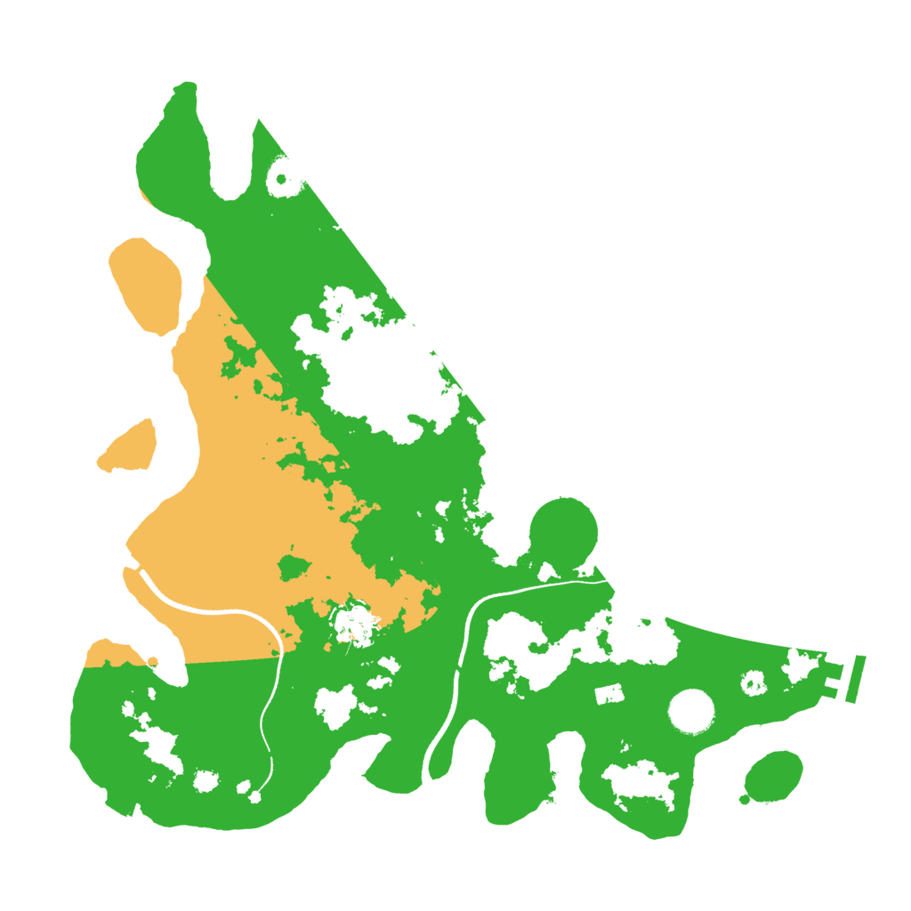 Biome Rust Map: Procedural Map, Size: 3550, Seed: 32356452