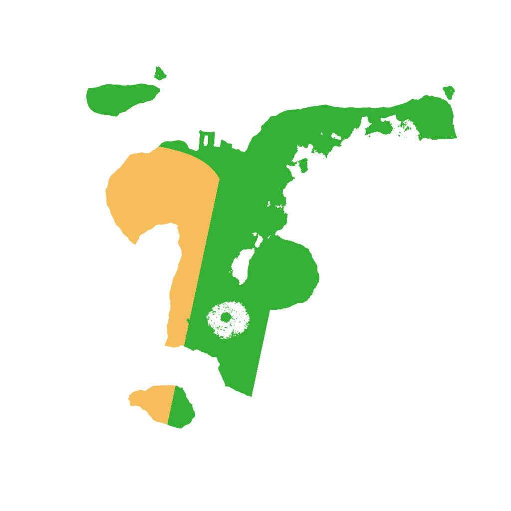 Biome Rust Map: Procedural Map, Size: 2000, Seed: 48254244