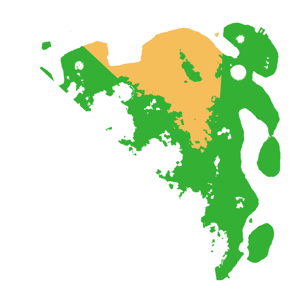 Biome Rust Map: Procedural Map, Size: 3500, Seed: 126893