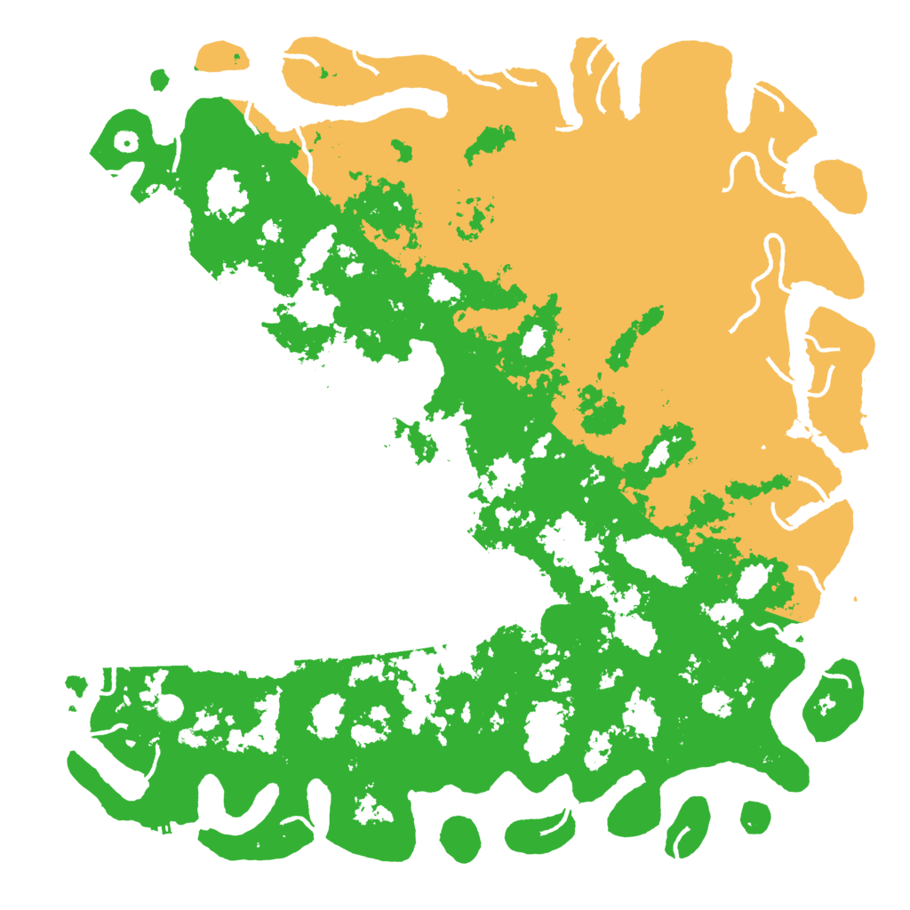 Biome Rust Map: Procedural Map, Size: 6000, Seed: 833913