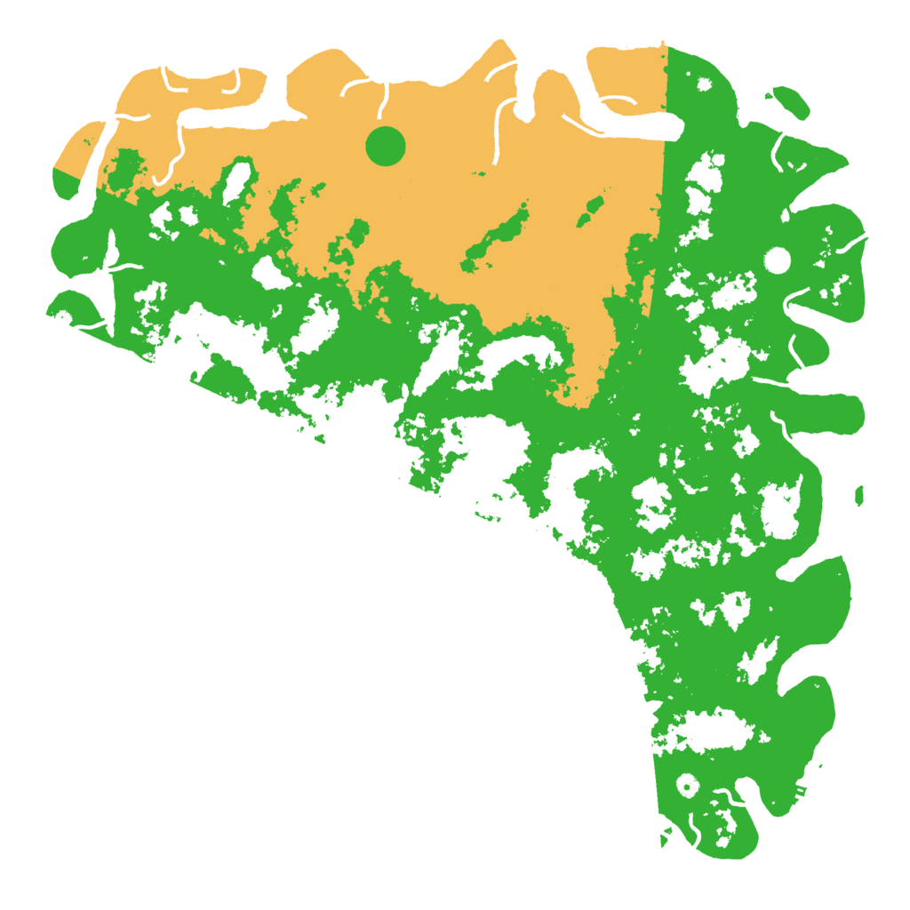 Biome Rust Map: Procedural Map, Size: 6000, Seed: 548958