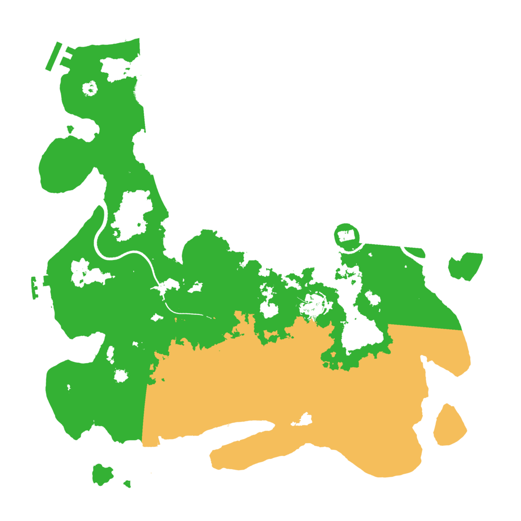 Biome Rust Map: Procedural Map, Size: 3500, Seed: 226338