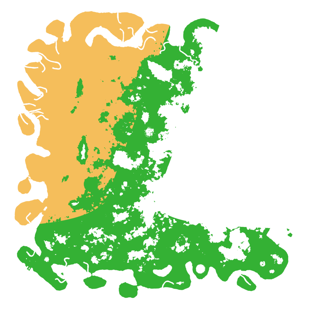 Biome Rust Map: Procedural Map, Size: 6000, Seed: 236154