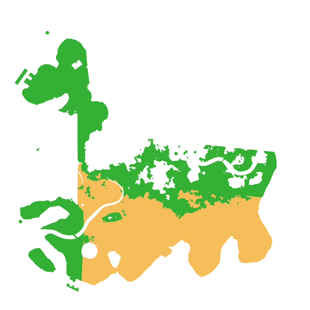 Biome Rust Map: Procedural Map, Size: 3500, Seed: 1581227