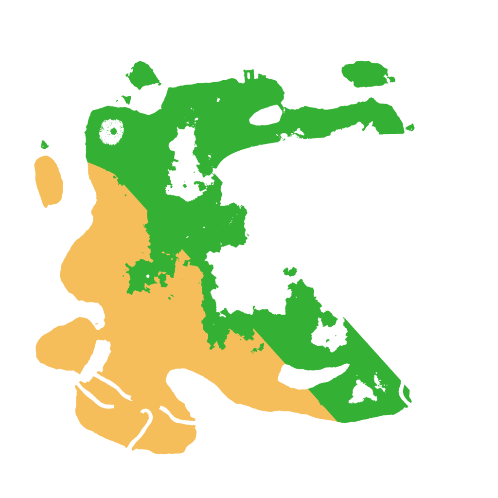 Biome Rust Map: Procedural Map, Size: 3000, Seed: 62218