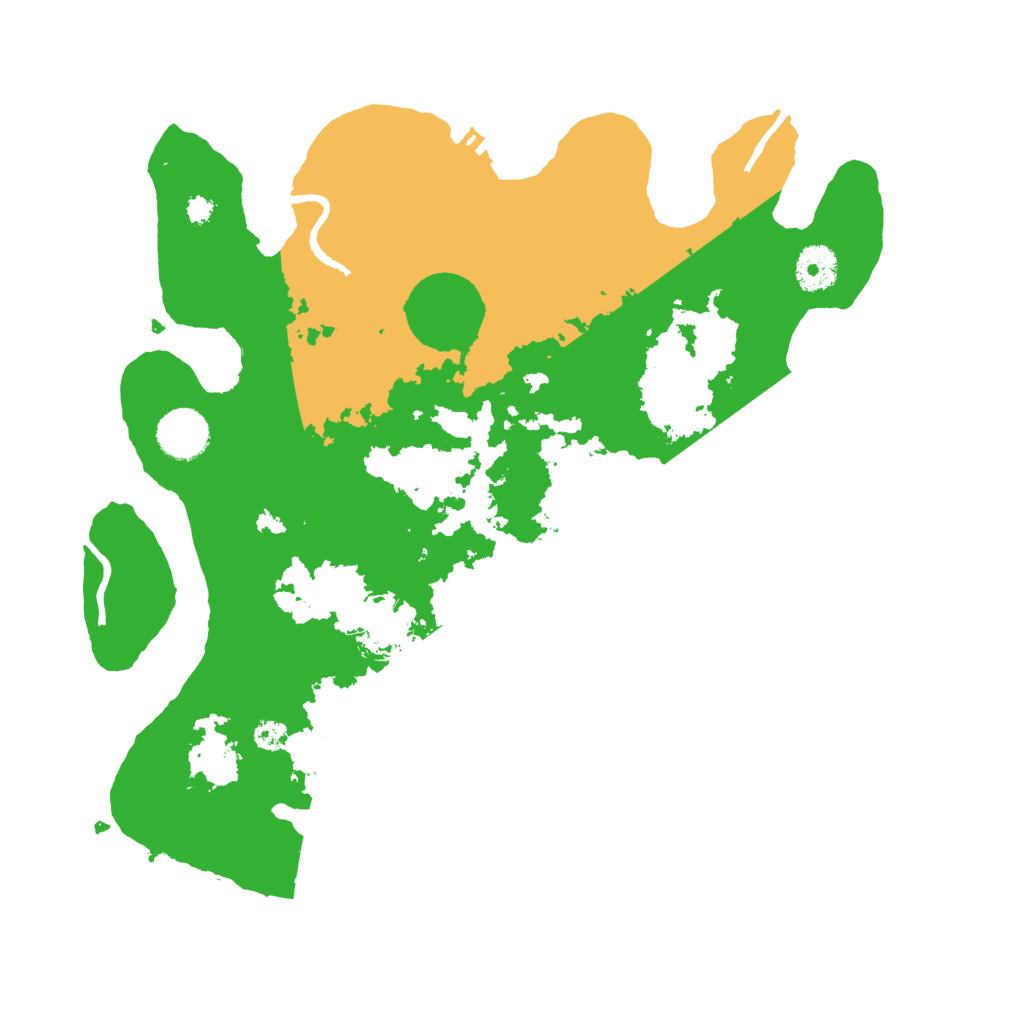 Biome Rust Map: Procedural Map, Size: 3500, Seed: 52189699