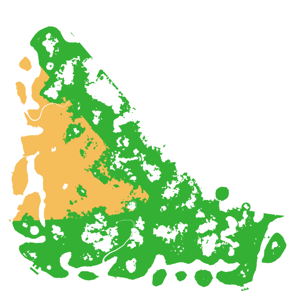 Biome Rust Map: Procedural Map, Size: 5998, Seed: 1234567890