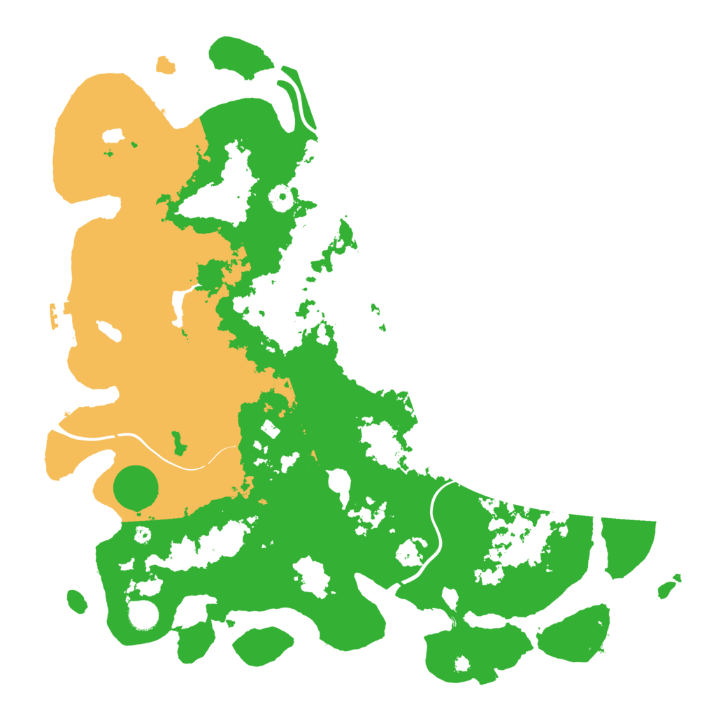 Biome Rust Map: Procedural Map, Size: 4200, Seed: 2568