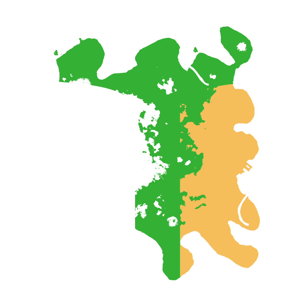 Biome Rust Map: Procedural Map, Size: 3000, Seed: 452244