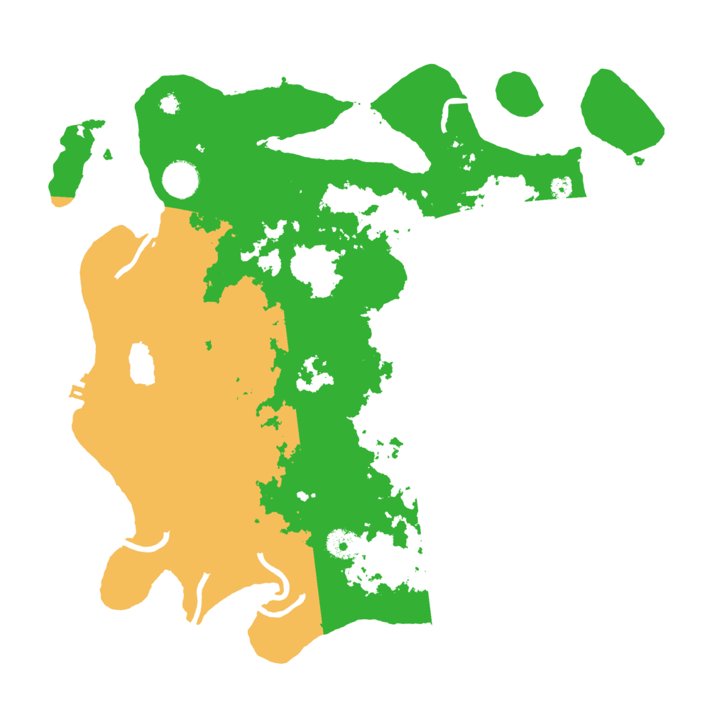 Biome Rust Map: Procedural Map, Size: 3500, Seed: 946167227