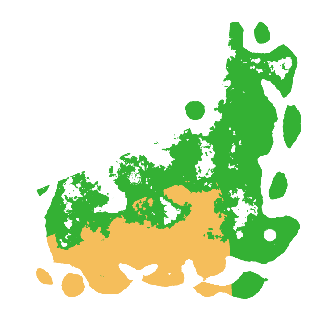 Biome Rust Map: Barren, Size: 4500, Seed: 666446