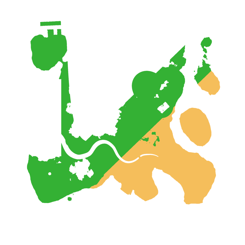 Biome Rust Map: Procedural Map, Size: 2400, Seed: 793197