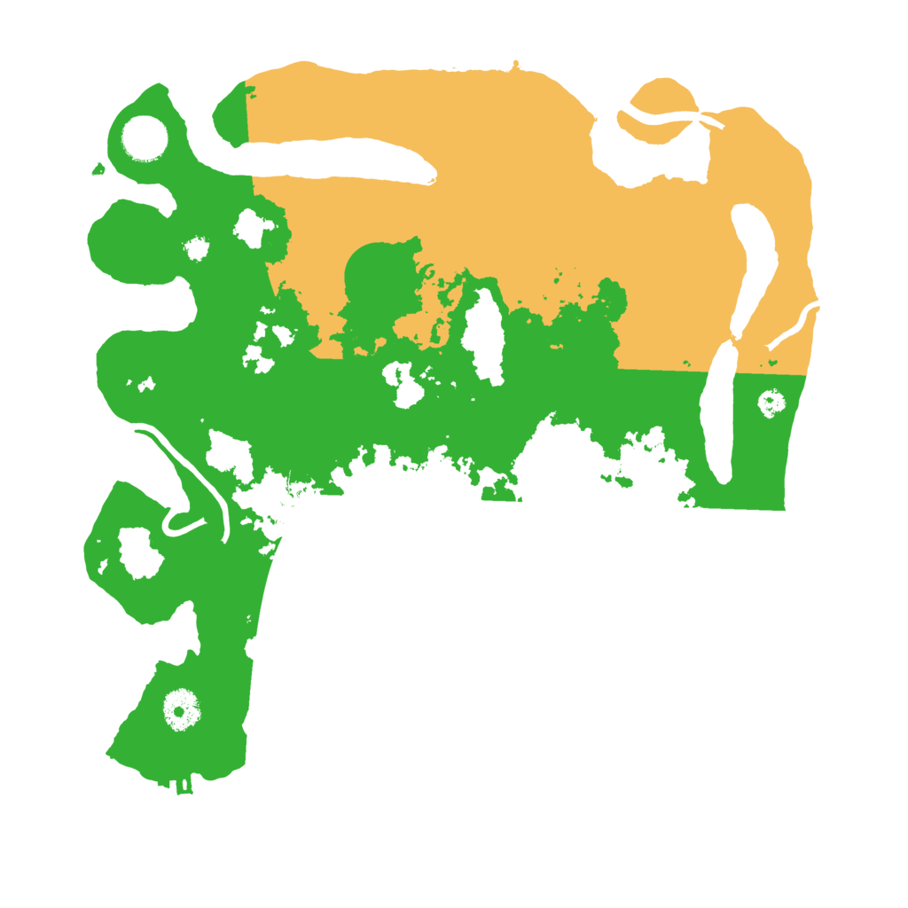 Biome Rust Map: Procedural Map, Size: 3500, Seed: 456842943