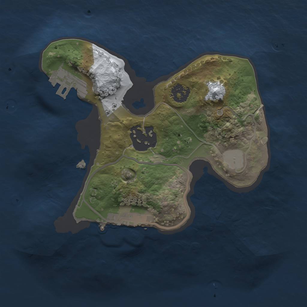 Rust Map: Procedural Map, Size: 1700, Seed: 2051776900, 8 Monuments