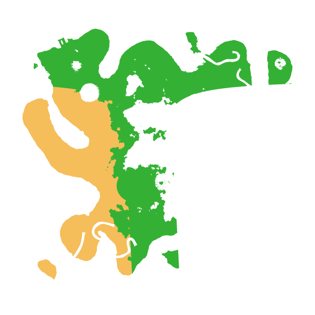 Biome Rust Map: Procedural Map, Size: 3000, Seed: 6541654