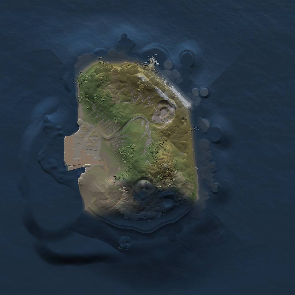 Rust Map: Procedural Map, Size: 1000, Seed: 303721146, 1 Monuments