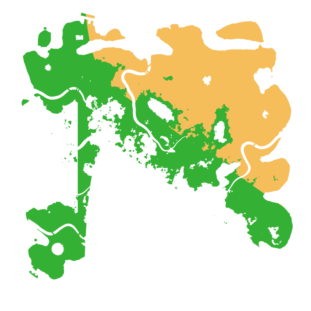Biome Rust Map: Procedural Map, Size: 4500, Seed: 31294