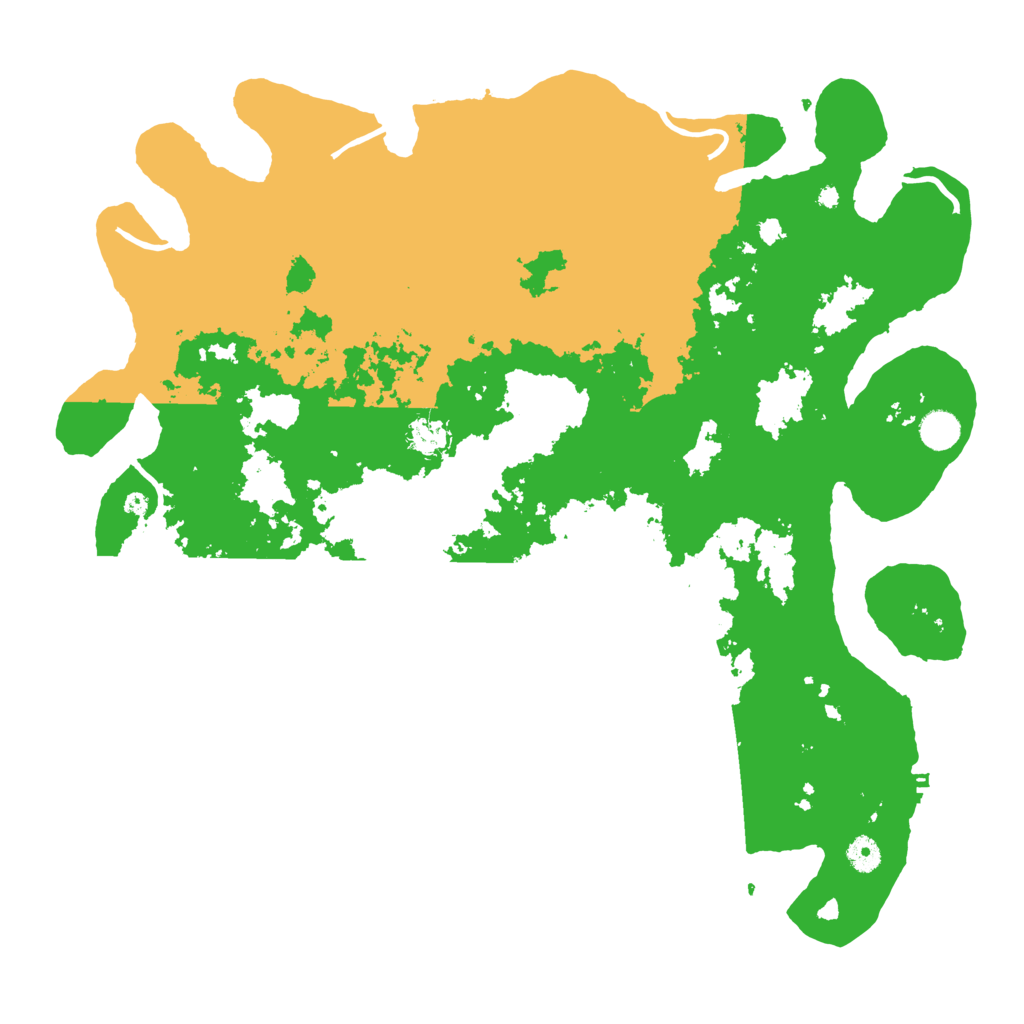 Biome Rust Map: Procedural Map, Size: 4500, Seed: 5441098