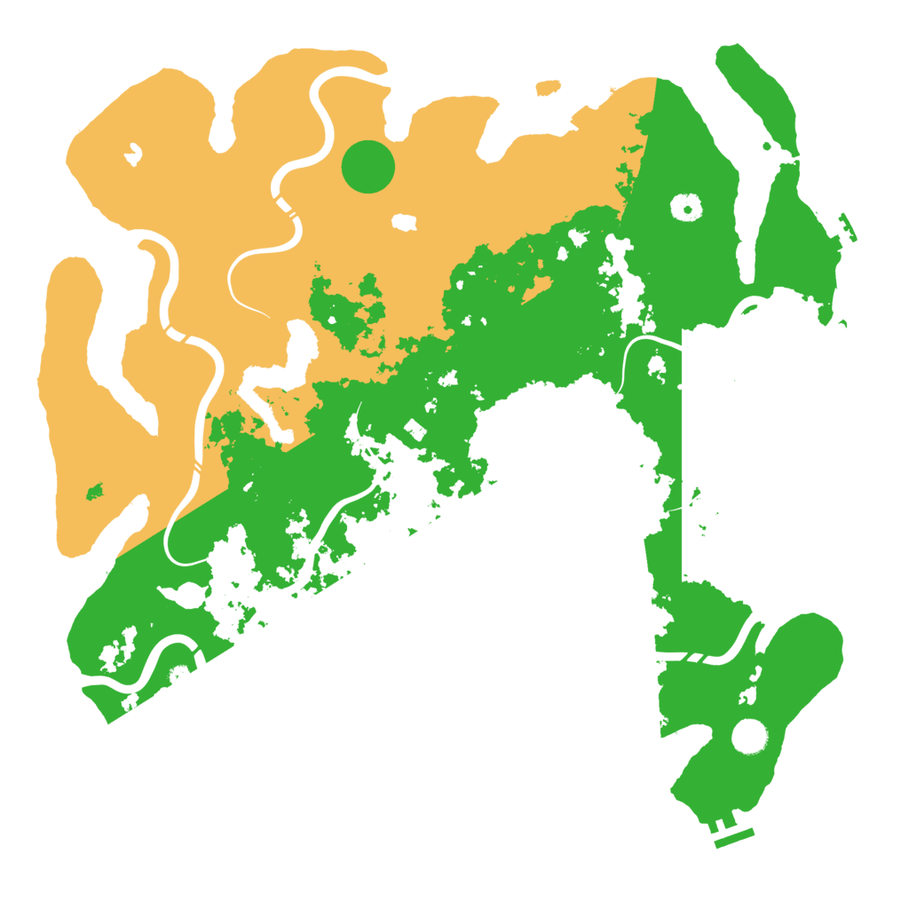 Biome Rust Map: Procedural Map, Size: 4500, Seed: 56