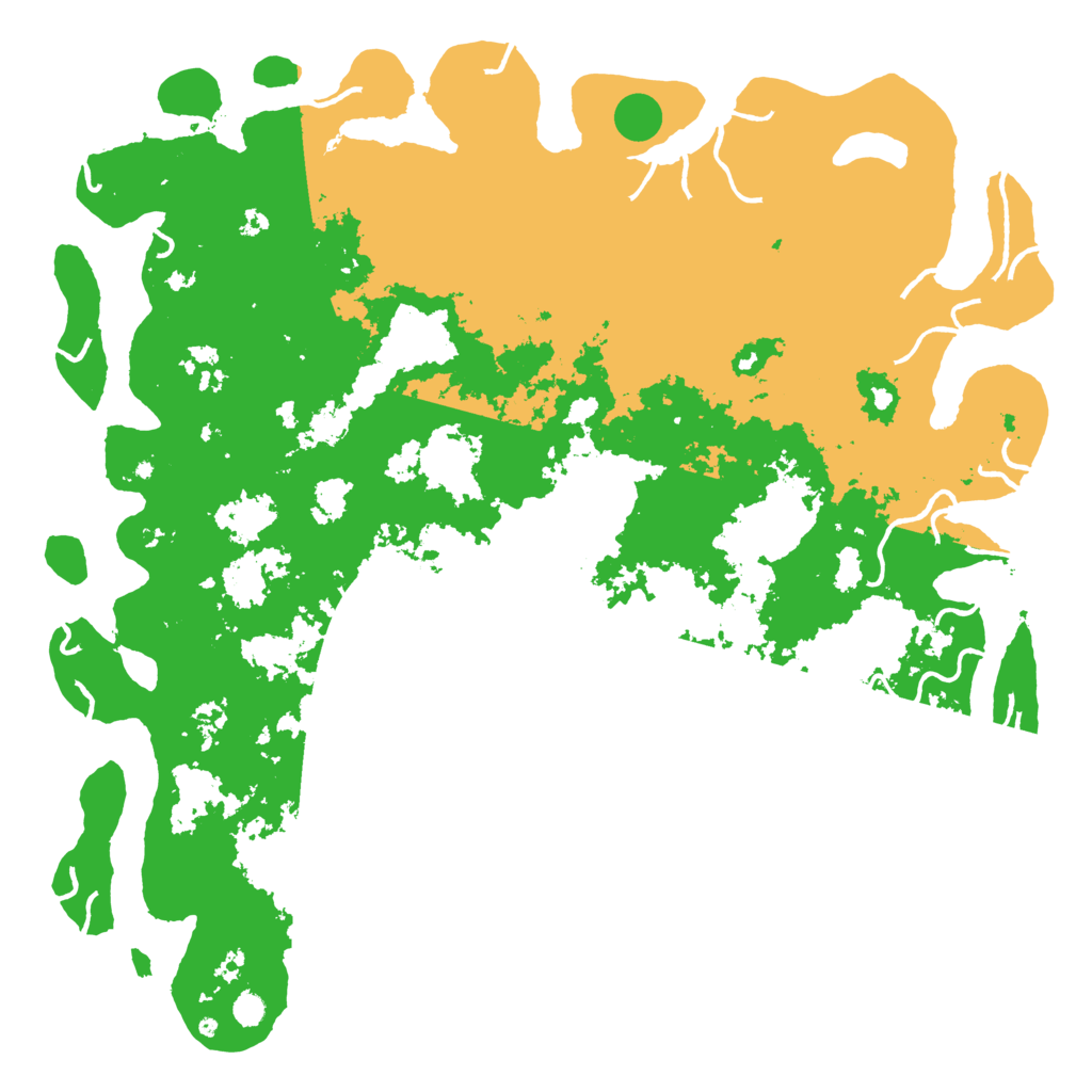 Biome Rust Map: Procedural Map, Size: 6000, Seed: 7042022