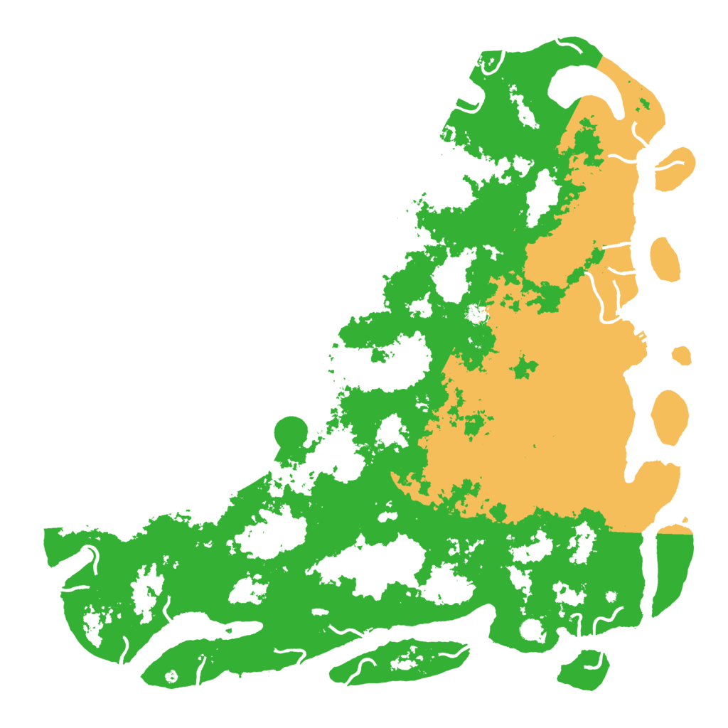 Biome Rust Map: Procedural Map, Size: 6000, Seed: 1571385284