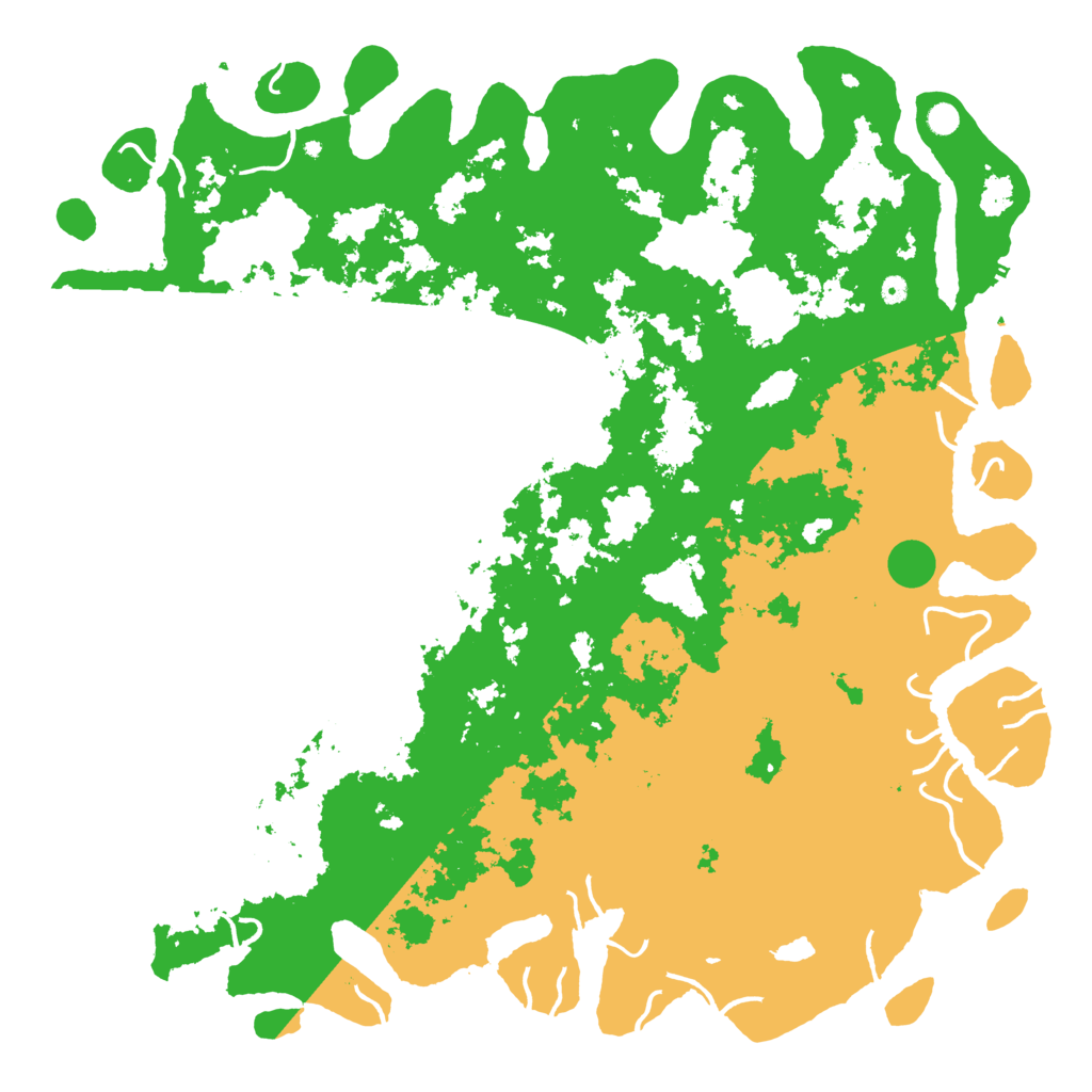 Biome Rust Map: Procedural Map, Size: 6000, Seed: 12109911