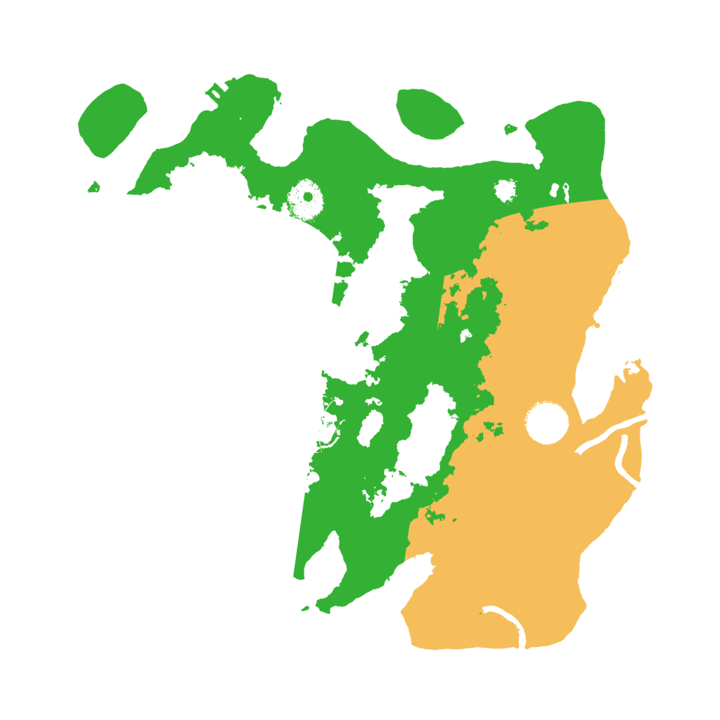 Biome Rust Map: Procedural Map, Size: 3000, Seed: 2639285