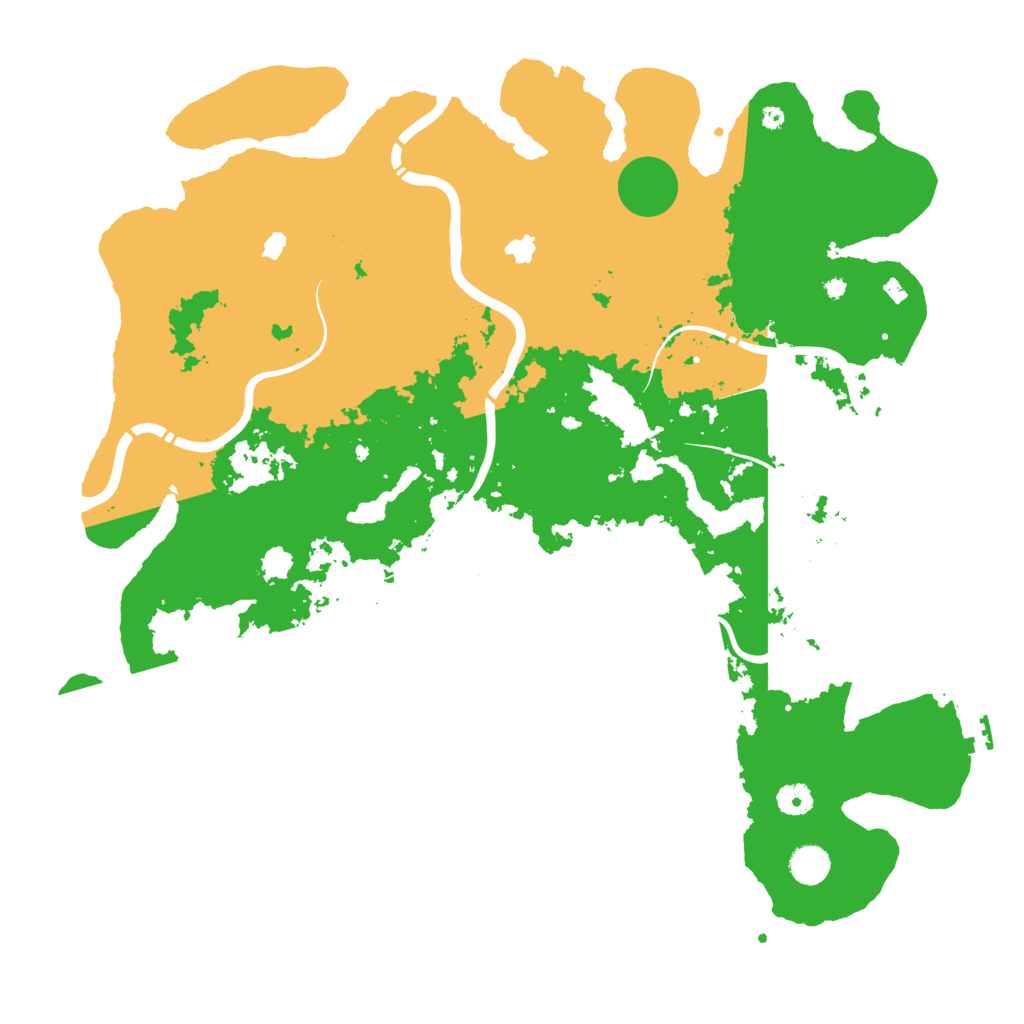 Biome Rust Map: Procedural Map, Size: 4500, Seed: 4444200