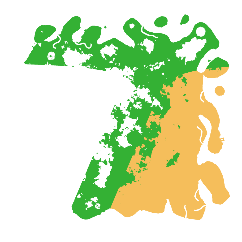 Biome Rust Map: Procedural Map, Size: 4500, Seed: 38615