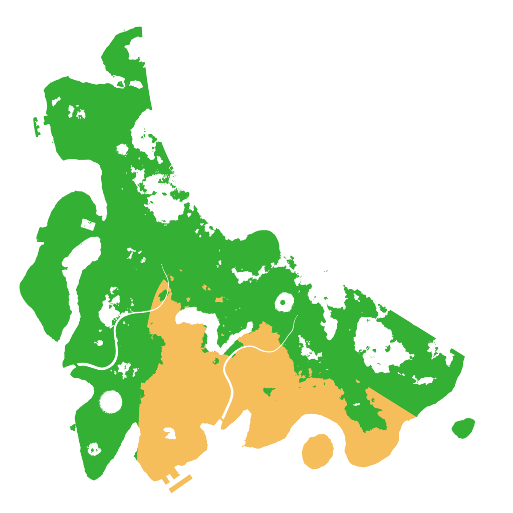 Biome Rust Map: Procedural Map, Size: 4000, Seed: 12756